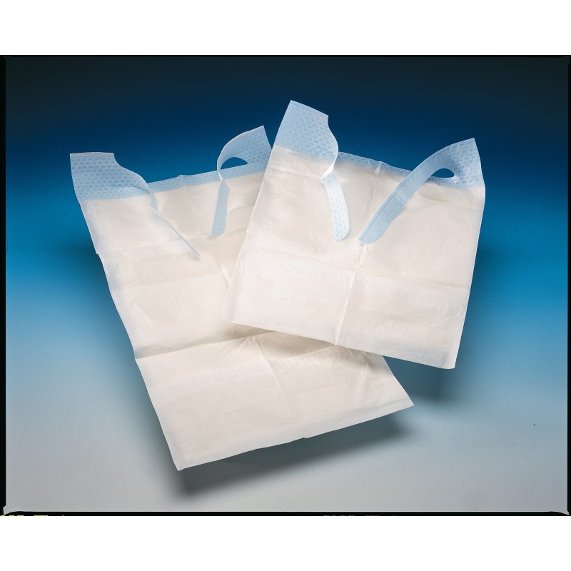 Bavoirs Adultes à poche (3plis) - TENA Bib Tena Bib - 2 Bavoirs Adultes à poche (3plis) - TENA Bib Tena Bib - 2