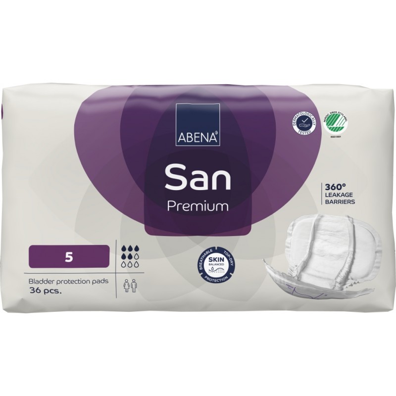 Abena San Premium N°5 - Protection urinaire anatomique Abena Abri San - 1 Abena San Premium N°5 - Protection urinaire anatomique Abena Abri San - 1