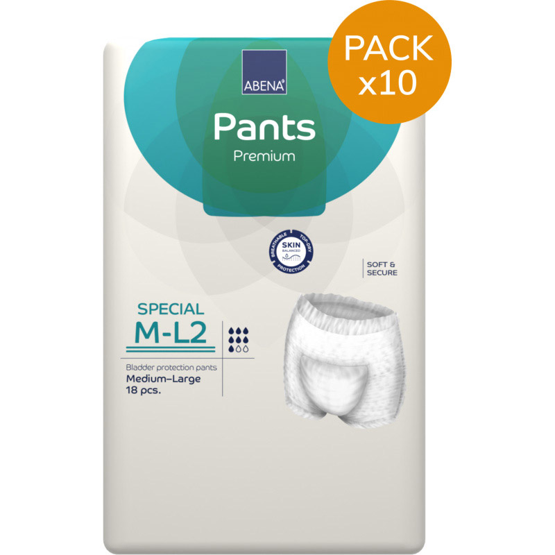 Slip Absorbant / Pants Abena Pants Spécial M/L N°2 Pack economique Abena Abri Flex - 1 Slip Absorbant / Pants Abena Pants Spécial M/L N°2 Pack economique Abena Abri Flex - 1
