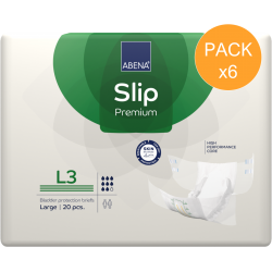 Abena Slip Premium L - N°3 - Couches adulte - Pack de 6 sachets Abena Abri Form - 1