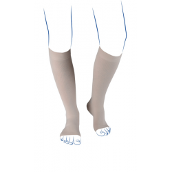 Chaussettes de contention pieds ouverts homme Thuasne Venoflex Classe 3