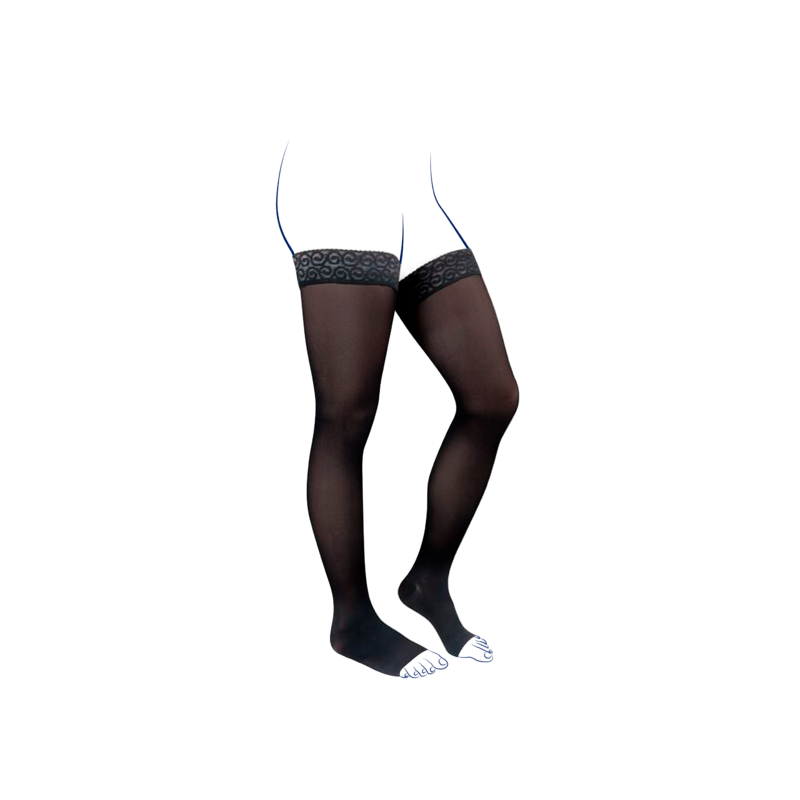 Venoflex Bas-cuisse Kokoon Absolu Classe 3 (pieds ouverts) Thuasne - 1