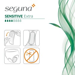 Seguna Sensitive Extra - Protection urinaire femme Seguna - 3