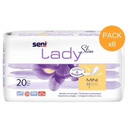 Seni Lady Slim Mini - Pack de 6 sachets - Protection urinaire femme Seni Lady - 1