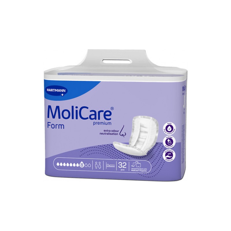 Hartmann Molicare Premium Form Super Plus - Protection urinaire anatomique - 8 gouttes Hartmann MoliCare Premium Form - 1