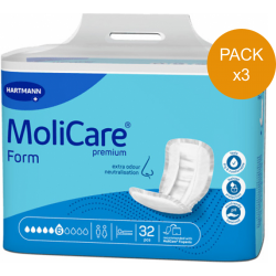 Hartmann Molicare Premium Form Extra Plus - Protection urinaire anatomique - 6 gouttes - Pack de 3 sachets Hartmann MoliCare Pre