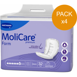 Hartmann Molicare Premium Form Super Plus - Protection urinaire anatomique - 8 gouttes - Pack de 4 sachets Hartmann MoliCare Pre