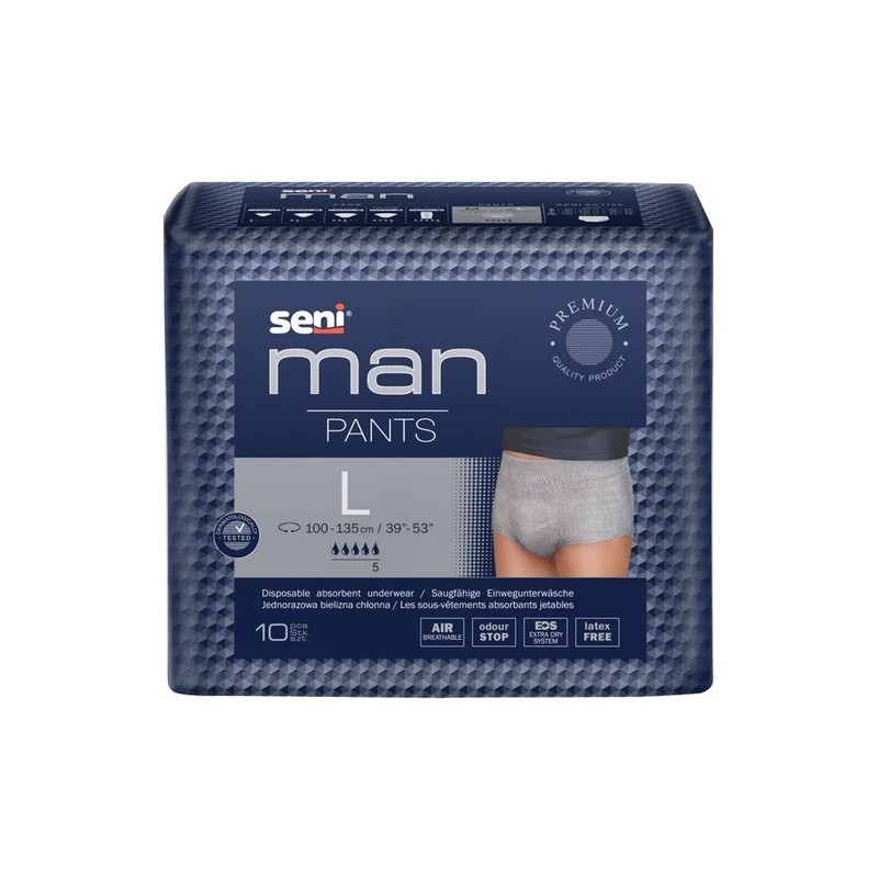 Seni Man Pants L - Protection urinaire homme Seni Man - 1