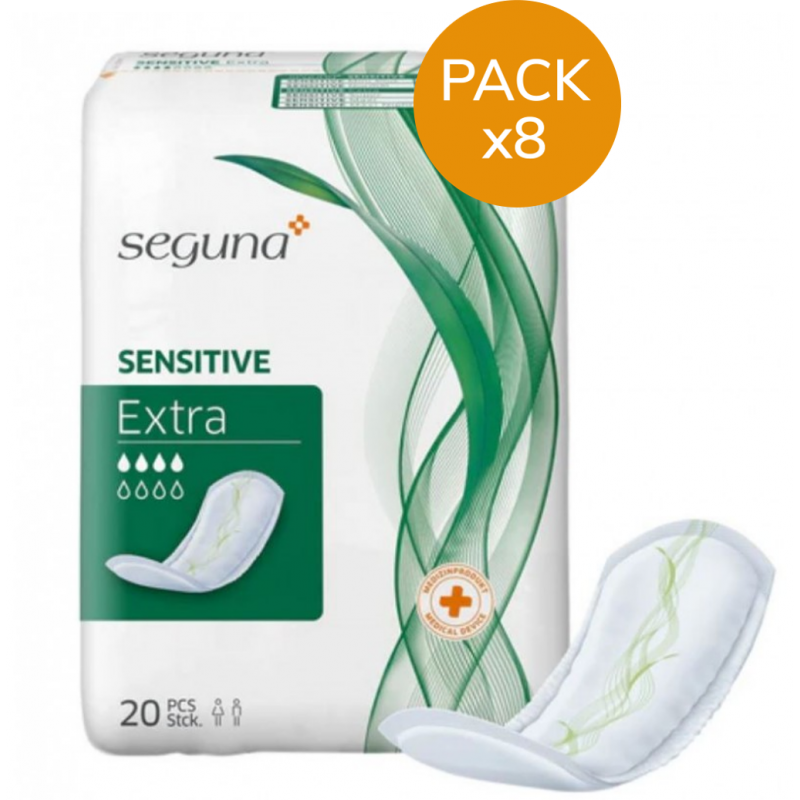 SEGUNA Sensitive Extra - Pack de 8 sachets - Protection urinaire femme Seguna - 1 SEGUNA Sensitive Extra - Pack de 8 sachets - Protection urinaire femme Seguna - 1
