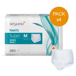 Seguna Pants Super M - ¨Pack de 4 sachets - Slip Absorbant / Pants Seguna - 1