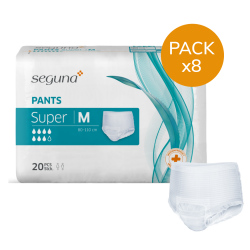 Seguna Pants Super M - Pack de 8 sachets - Slip Absorbant / Pants Seguna - 1