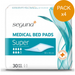 SEGUNA Medical Bed Pads Super - Pack de 4 sachets - Alèses jetables 60x90cm Seguna - 1