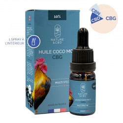 Huile CBg coco MCT 10% Nature & CBD - 1