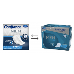 Confiance Men Pads 4 gouttes - Protection urinaire homme Hartmann Confiance - 1