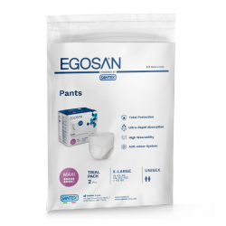 Échantillon de 2 unités - EGOSAN Pants XL Maxi - SLIP ABSORBANT / PANTS Egosan Pants - 2