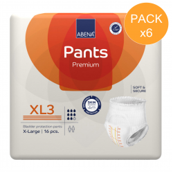 Slip Absorbant / Pants - Abena Pants Premium XL3 - Pack de 6 sachets Abena Abri Flex - 1