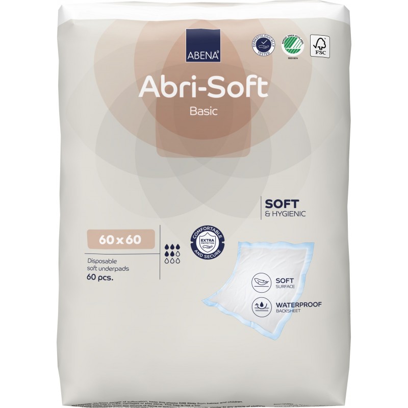 Abri-Soft basic - Alèse jetable 60x60 Abena Abri Soft - 1