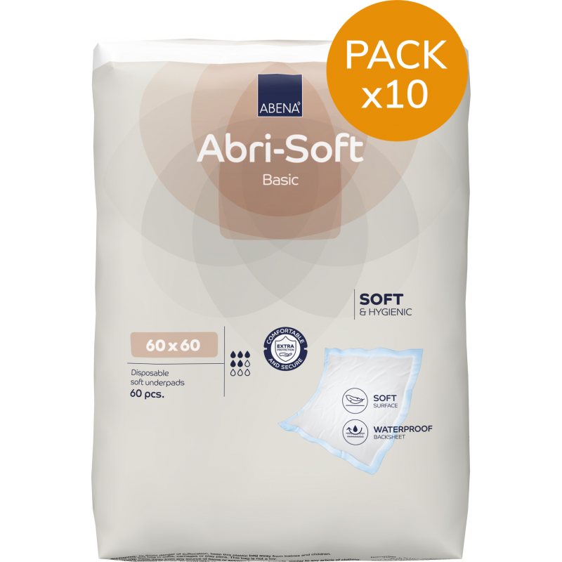Abri-Soft basic 60x60 - Alèse jetable - Pack économique Abena Abri Soft - 1 Abri-Soft basic 60x60 - Alèse jetable - Pack économique Abena Abri Soft - 1