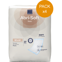 Abri-Soft basic 40x60 -Alèse jetable - Pack de 4 sachets Abena Abri Soft - 1