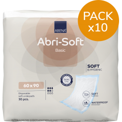 Abri-Soft basic - Alèse jetable 60x90 - Pack economique Abena Abri Soft - 1