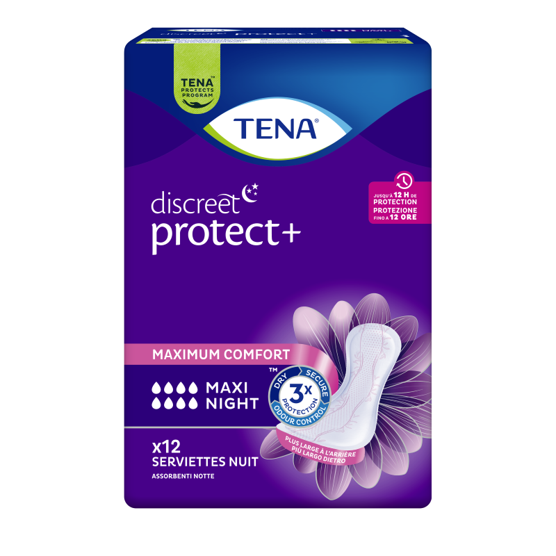 TENA Discreet Maxi Night - Protection urinaire femme Tena Discreet - 1