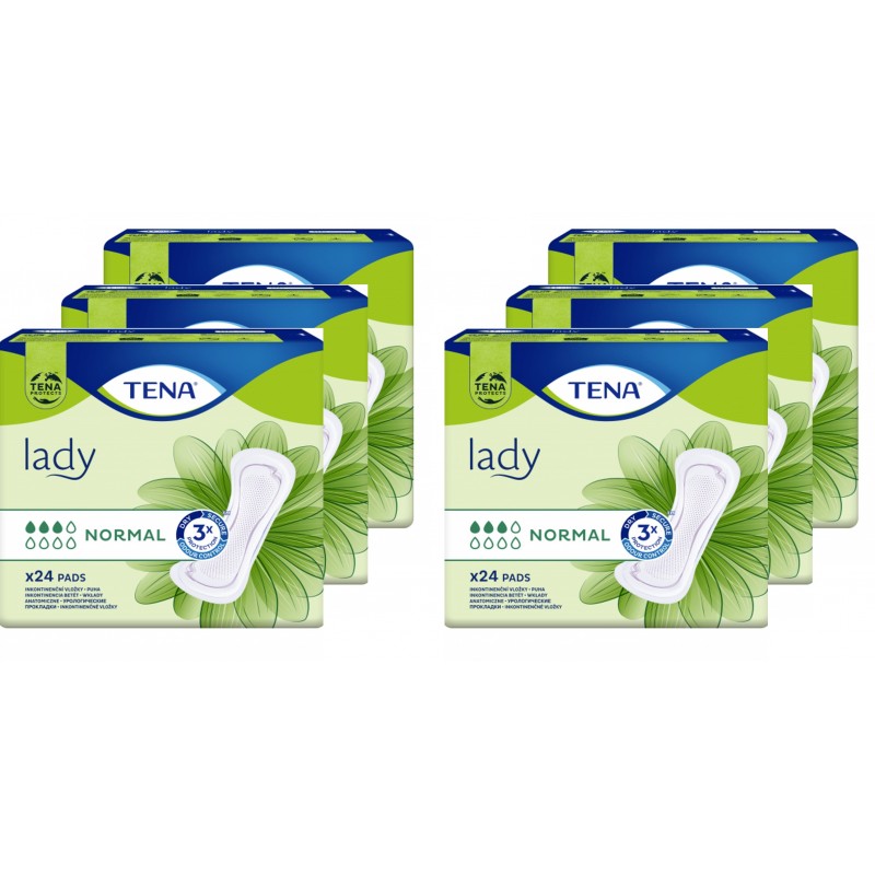 Tena Discreet Normal - Protection urinaire femme - Pack de 6 sachets Tena Discreet - 1