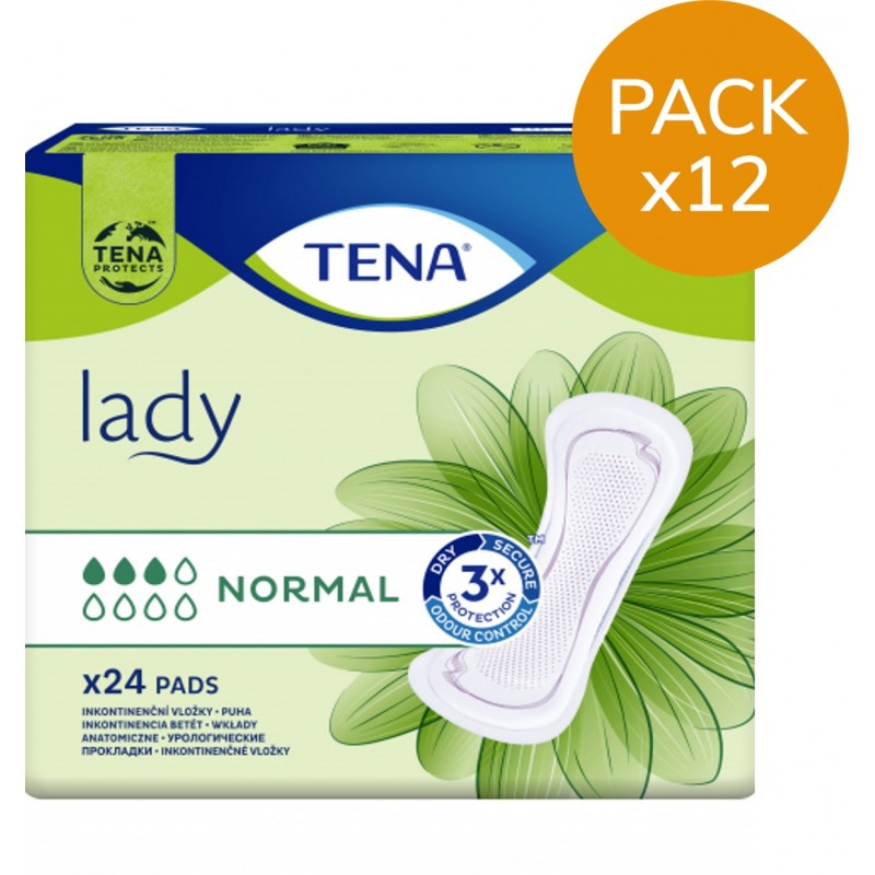 Tena Discreet Normal - Protection urinaire femme - Pack de 12 sachets Tena Discreet - 1