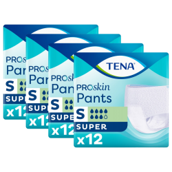 TENA Pants ProSkin Super S - Pack de 4 sachets - Slip Absorbant / Pants Tena Pants - 1