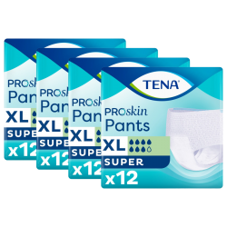 TENA Pants ProSkin Super XL - Pack de 4 sachets - Slip Absorbant / Pants Tena Pants - 1