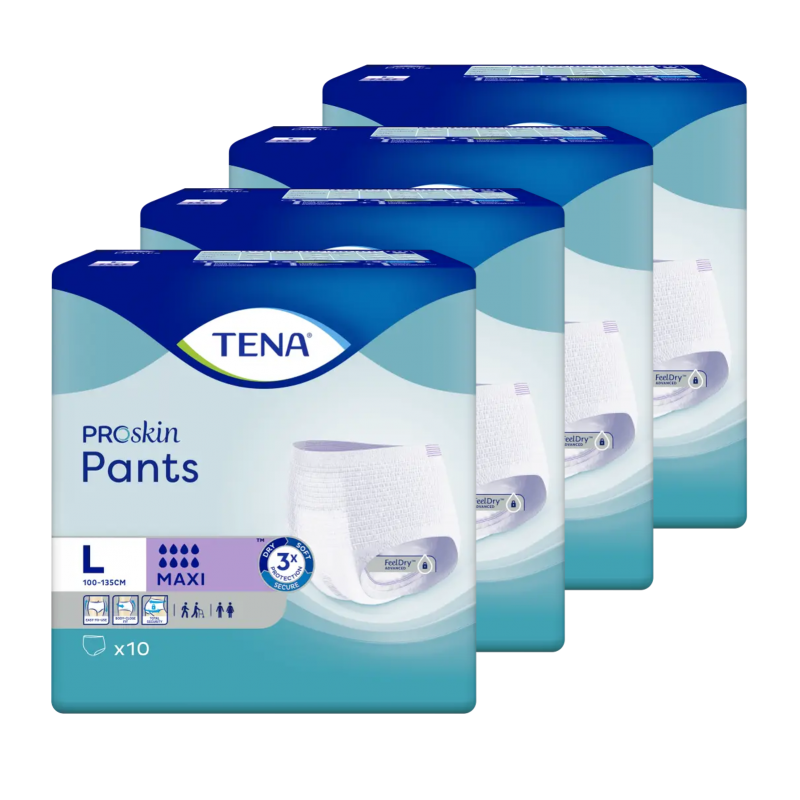 TENA Pants L Maxi  - Slip Absorbant / Pants - Pack de 4 sachets Tena Pants - 1