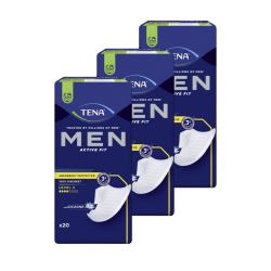 TENA Men Niveau 2 - Protection urinaire homme - Pack de 3 sachets Tena Men - 5