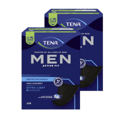 TENA Men Extra Light - Protection urinaire homme - Pack de 2 sachets Tena Men - 6