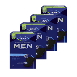TENA Men Extra Light - Pack de 4 sachets - Protection urinaire homme Tena Men - 6