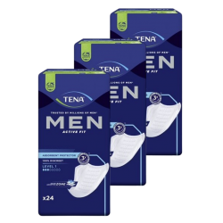 TENA Men Niveau 1 - Protection urinaire homme - Pack de 3 sachets Tena Men - 6