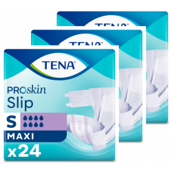 TENA Slip ProSkin Maxi S - Pack de 3 sachets - Couches adultes Tena Slip - 1