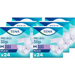TENA Slip ProSkin Maxi M - Couches adultes - Pack de 6 sachets Tena Slip - 1
