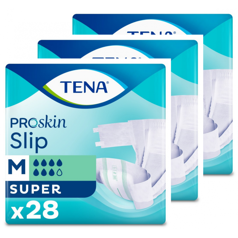TENA Slip ProSkin Super M - Pack de 3 sachets - Couches adultes Tena Slip - 1