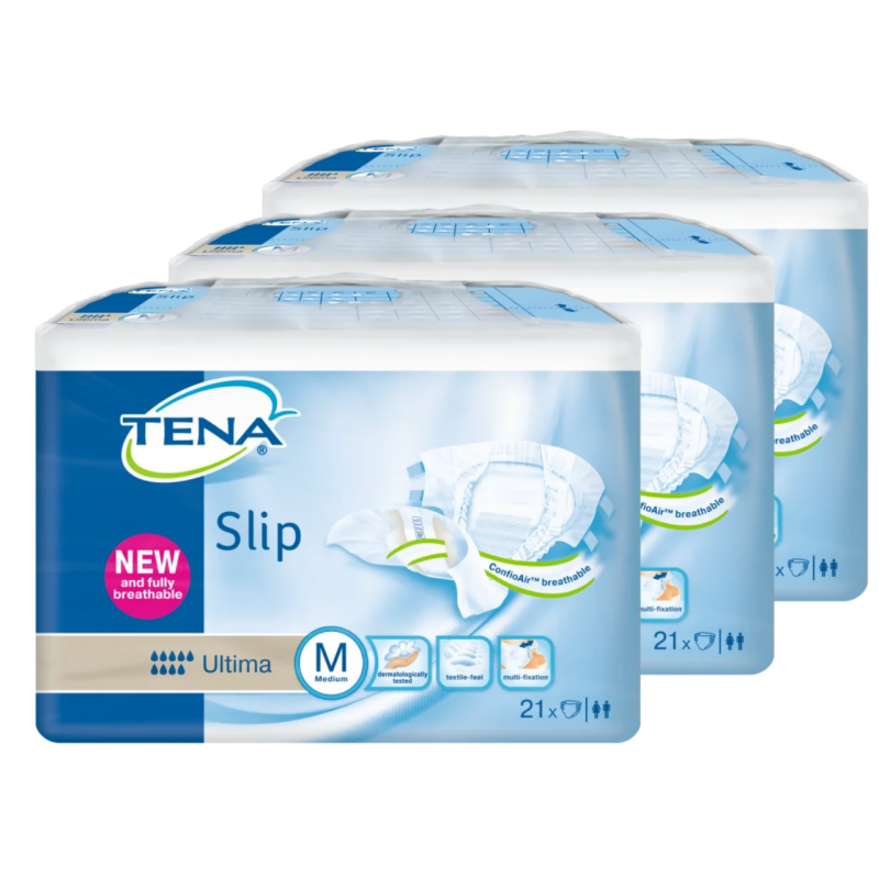 TENA Slip Ultima Taille M - Pack de 3 sachets - Couches adulte Tena Slip - 4 TENA Slip Ultima Taille M - Pack de 3 sachets - Couches adulte Tena Slip - 4