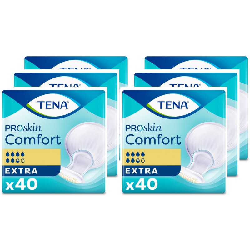 TENA Comfort ProSkin Extra - Pack Economique - Protection urinaire anatomique Tena Comfort - 6 TENA Comfort ProSkin Extra - Pack Economique - Protection urinaire anatomique Tena Comfort - 6