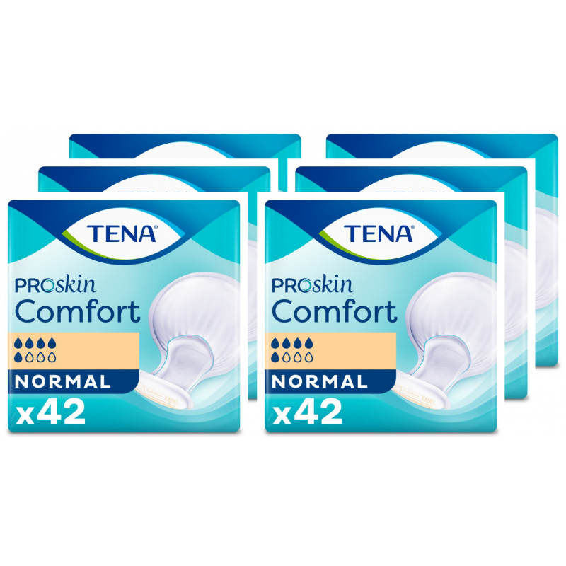 TENA Comfort ProSkin Normal - Pack Economique - Protection urinaire anatomique Tena Comfort - 4 TENA Comfort ProSkin Normal - Pack Economique - Protection urinaire anatomique Tena Comfort - 4