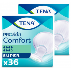 TENA Comfort ProSkin Super - Pack de 2 sachets - Protection urinaire anatomique  - 1