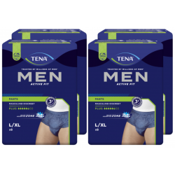 TENA Men Active Fit L/XL - Pack de 4 sachets - Protection urinaire homme Tena Men - 5