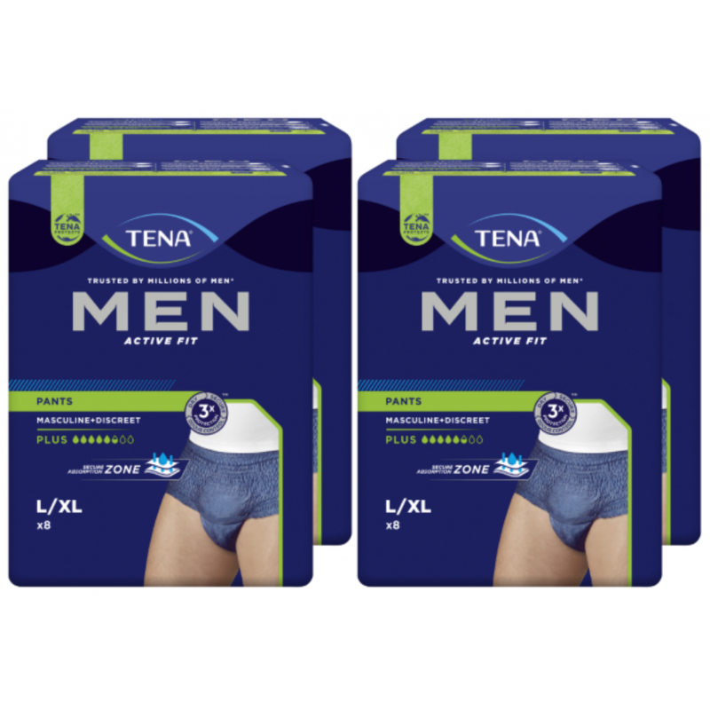 TENA Men Active Fit L/XL - Pack de 4 sachets - Protection urinaire homme Tena Men - 5 TENA Men Active Fit L/XL - Pack de 4 sachets - Protection urinaire homme Tena Men - 5