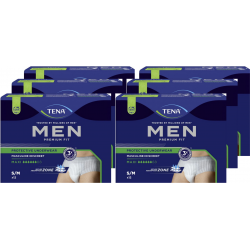 TENA Men Premium Fit - S/M - Protection urinaire homme - Pack de 6 sachets Tena Men - 1