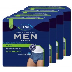 TENA Men Active Fit S/M - Protection urinaire homme - Pack de 4 sachets Tena Men - 1