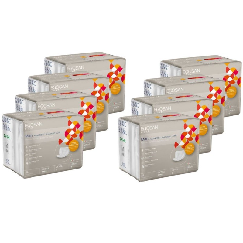 Egosan Man Niveau 2 - Protection urinaire homme - Pack de 8 sachets Egosan Man - 1 Egosan Man Niveau 2 - Protection urinaire homme - Pack de 8 sachets Egosan Man - 1