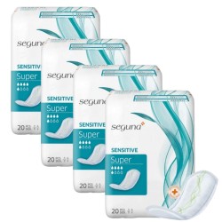 Seguna Sensitive Super - Pack de 4 sachets - Protection urinaire femme Seguna Sensitive - 1