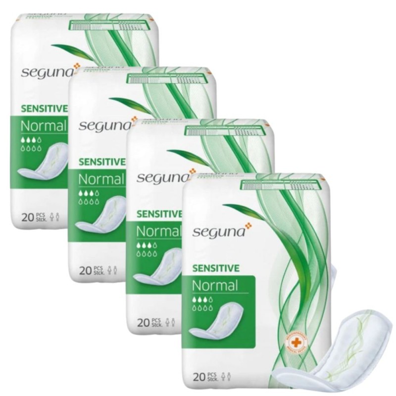 Seguna Sensitive Normal - Pack de 4 sachets - Protection urinaire femme Seguna Sensitive - 1 Seguna Sensitive Normal - Pack de 4 sachets - Protection urinaire femme Seguna Sensitive - 1