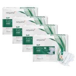 Seguna Slip Extra M - Pack de 4 sachets - Couches adultes Seguna Slip - 1