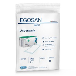 Echantillon de 2 unités - Egosan Underpads SUPER - 60x90 - ALÈSES Egosan Underpads - 1